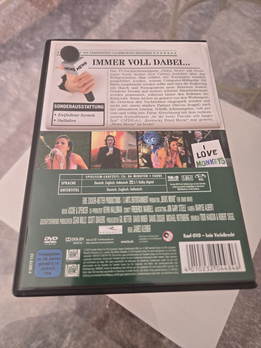 Tutti i DVDs: News Movie  DVD – Usato da Bussigny venduto da Kfdlt 1