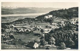 St. Cergue - Vue générale + c1910