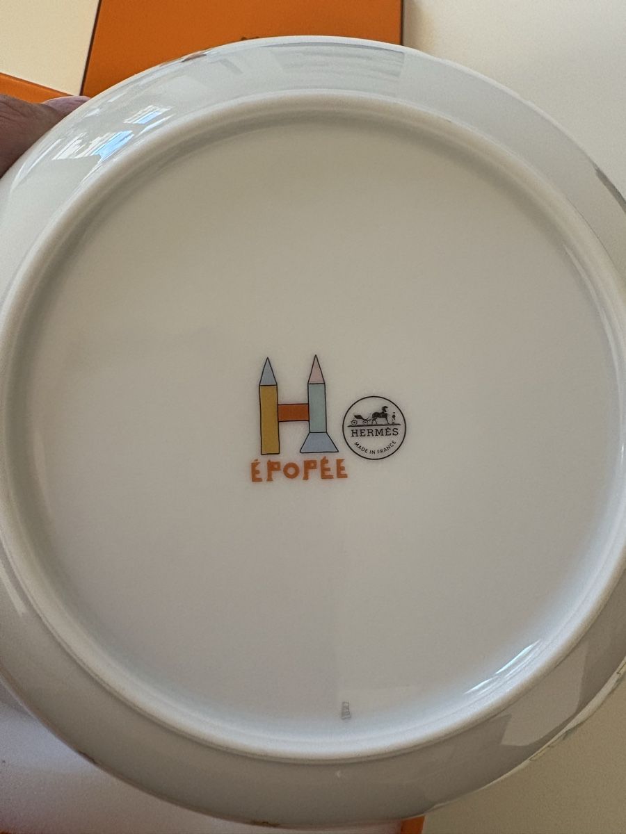 Hermès Piatti di portata: Hermes epopee dish neu – Nuovo e nell'imballaggio originale da Kilchberg ZH venduto da cruella 4