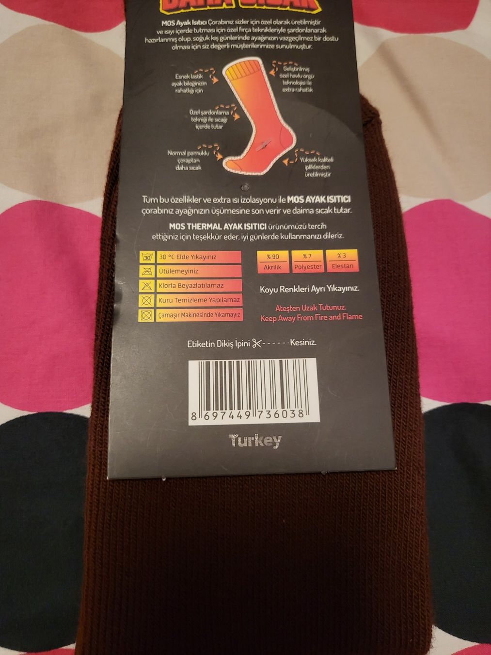 Socken: Thermosocken  gr 40-45 – Neu und originalverpackt aus Dietikon von Eleda 1