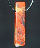 Halskette Z-332 – Rote Jade