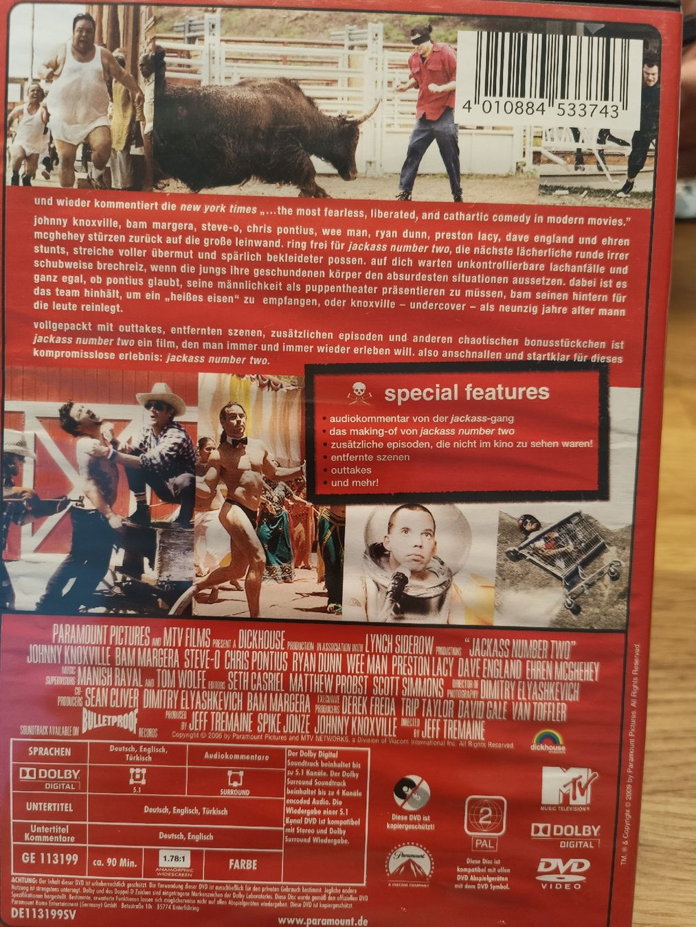 Alle DVDs: DVD "Jackass die Filme" – Gebraucht aus Wünnewil von Susuki125gt 5
