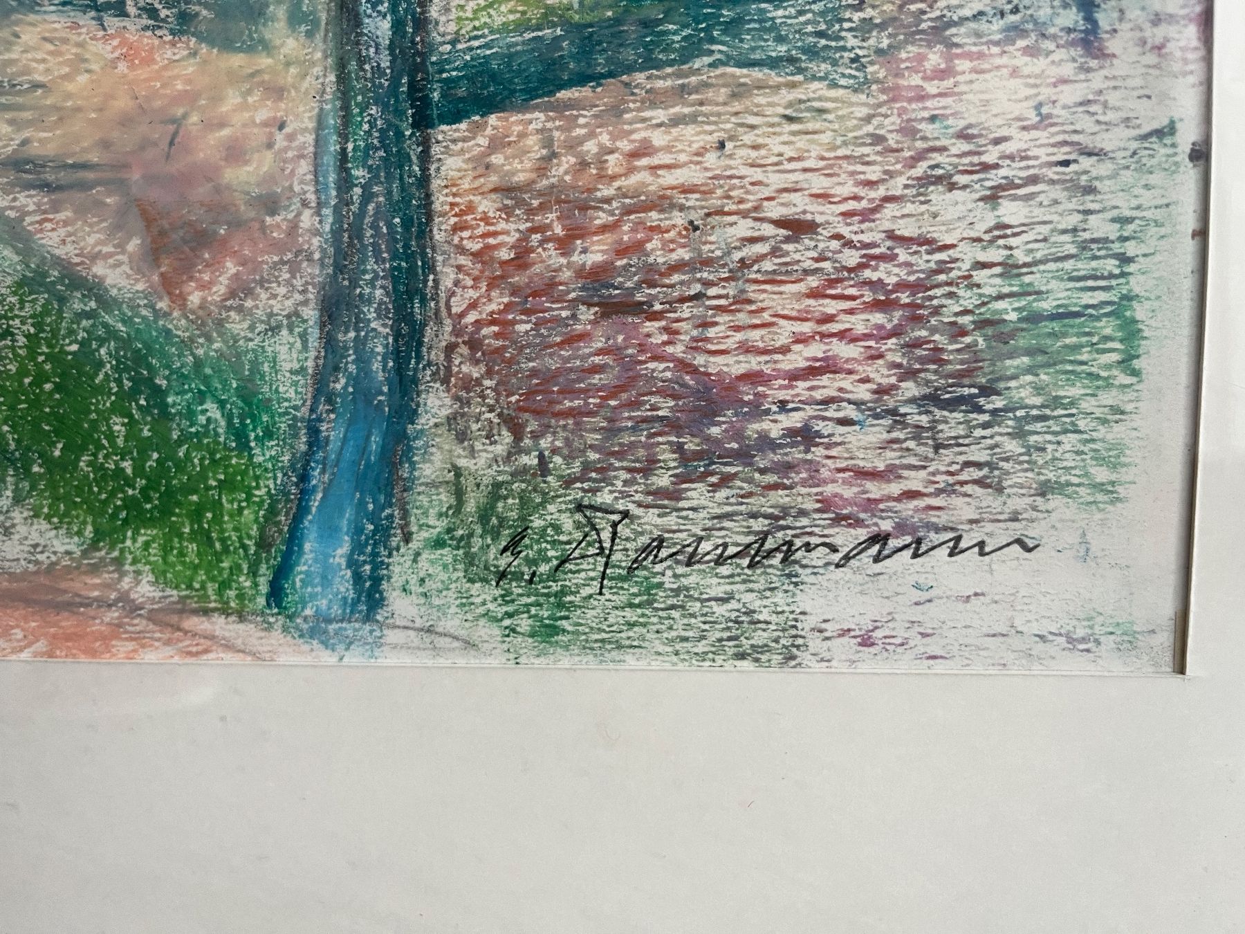 Gemälde: Baumann Ernst 1909-1992 Basel, Dorflandschaft 1976 – Gebraucht aus Uster von colmo 3