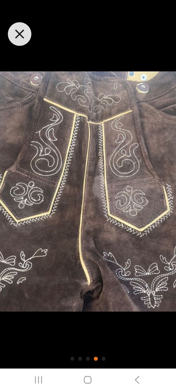 Pantaloni: Oktoberfest Lederhose 44 – Usato da Glarus venduto da kinamen 2