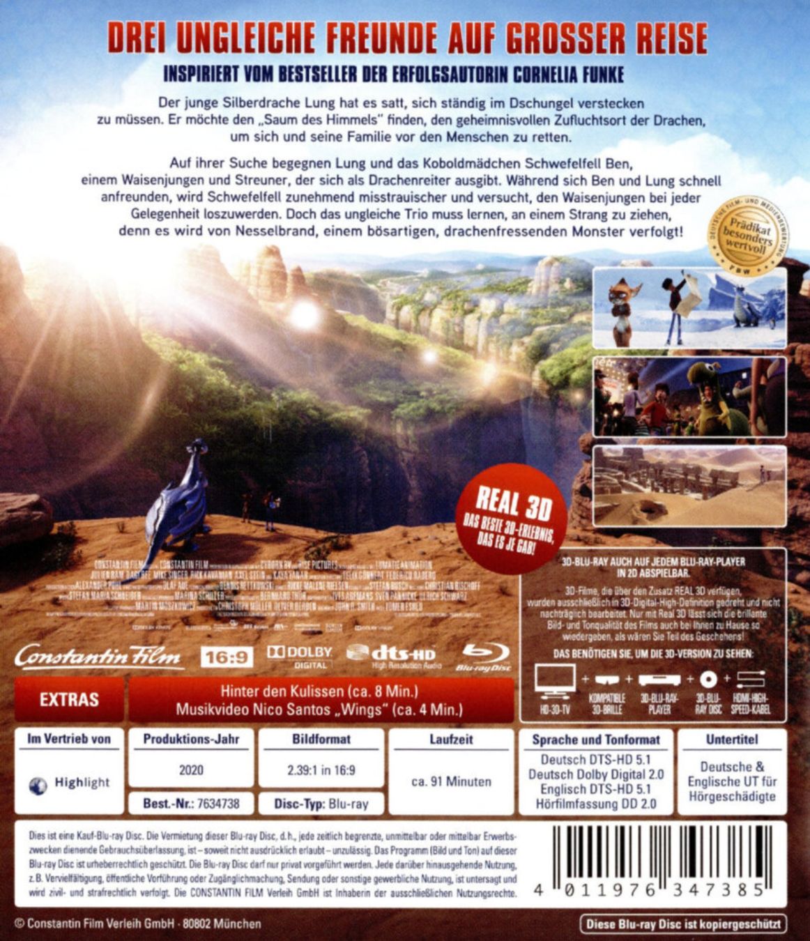 Tutti i DVDs: Drachenreiter in 3D (Blu-ray) – Usato da Brunnen venduto da Barfly5 1