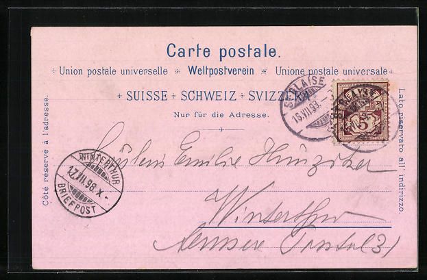 Cartoline postali: Litho Neuchâtel, Teilansicht, Uferparti – Usato da Berlin venduto da bartko-reher 1