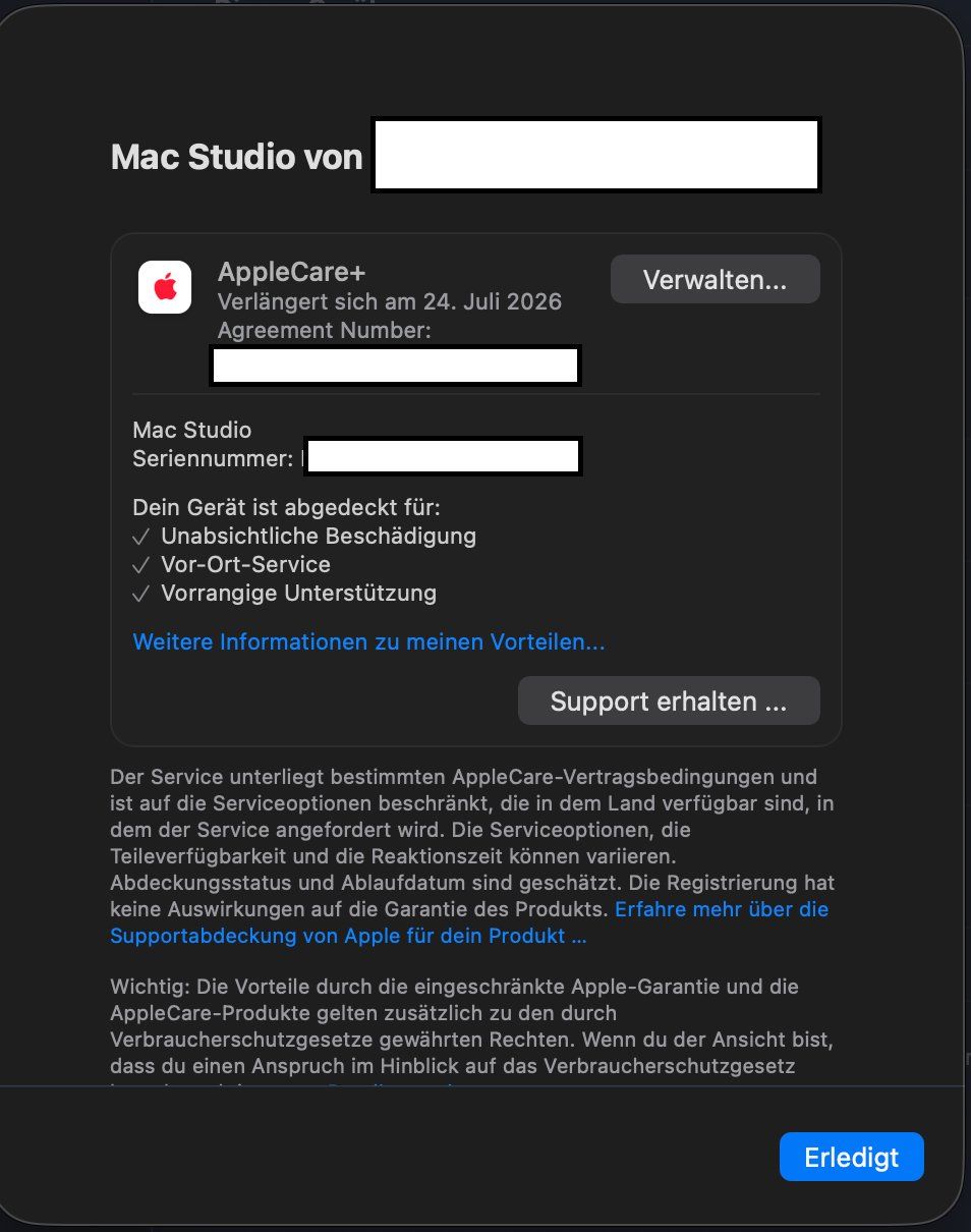 Apple PC: Apple Mac Studio M4 Max / 128 GB RAM + Apple Care+ – Usato da Zürich venduto da ri_ 3