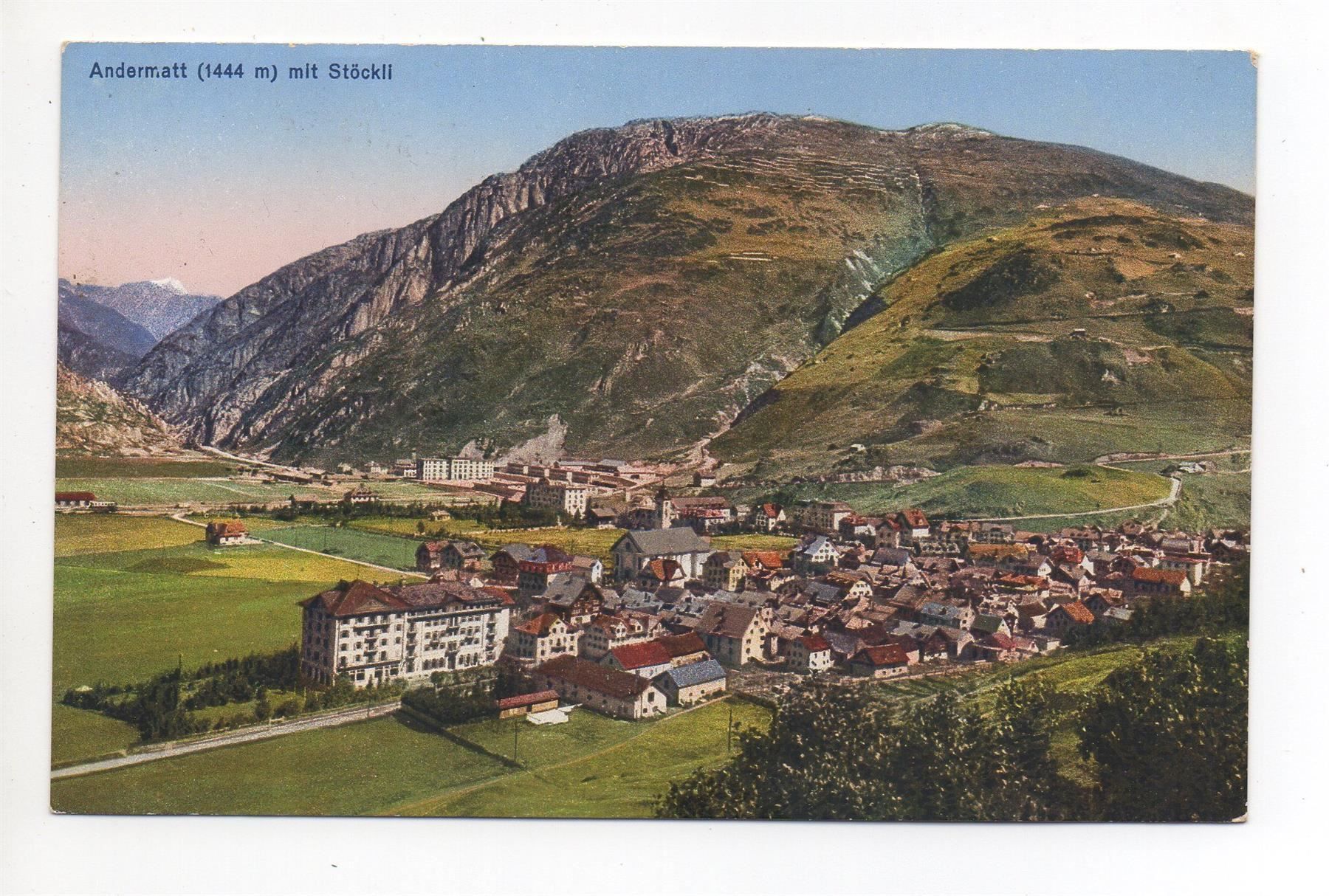 Ansichtskarten: ANDERMATT mit Stöckli – Neu (gemäss Beschreibung) aus Jona von philajona