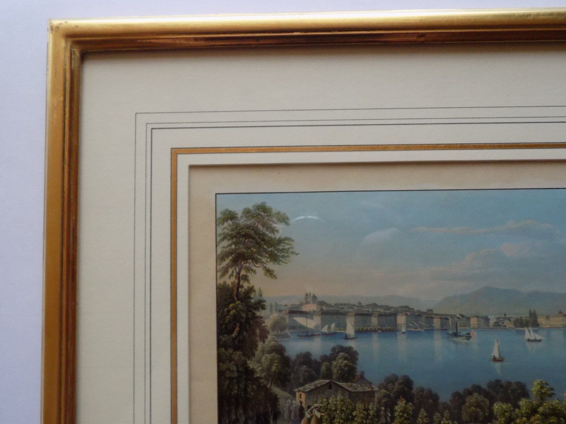 Incisioni: Genève Genf herrliches Kolorit – Usato da Risch venduto da Rischli15 7
