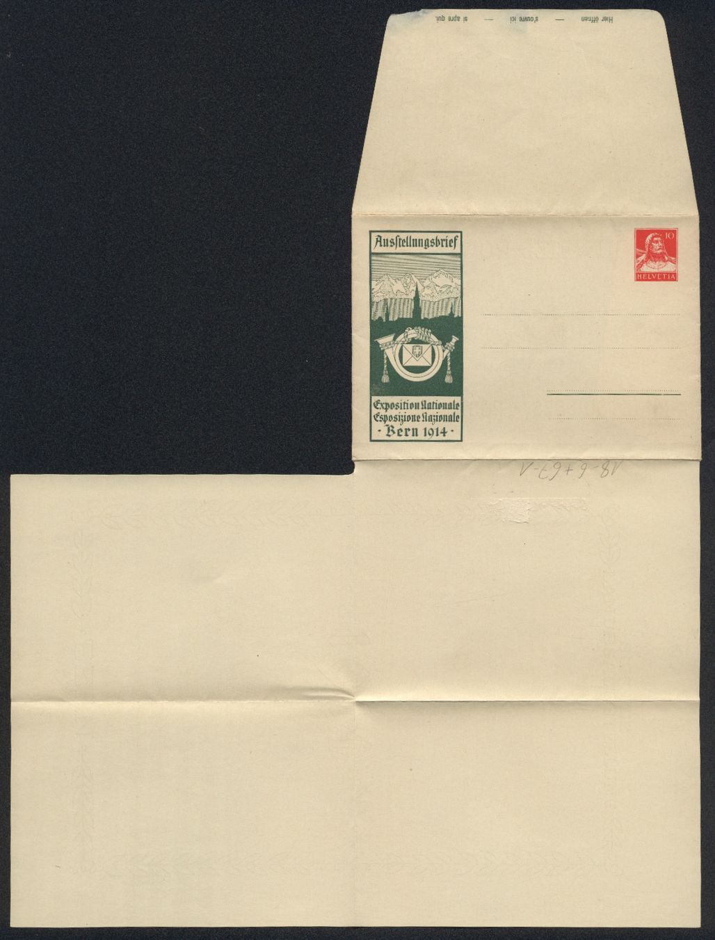 Cartoline postali: Ausstellungsbrief Bern, Exposition Natio – Usato da Berlin venduto da bartko-reher 1