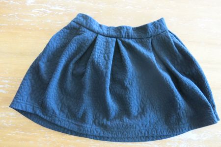 Rock, kurz, schwarz, Gr. 140