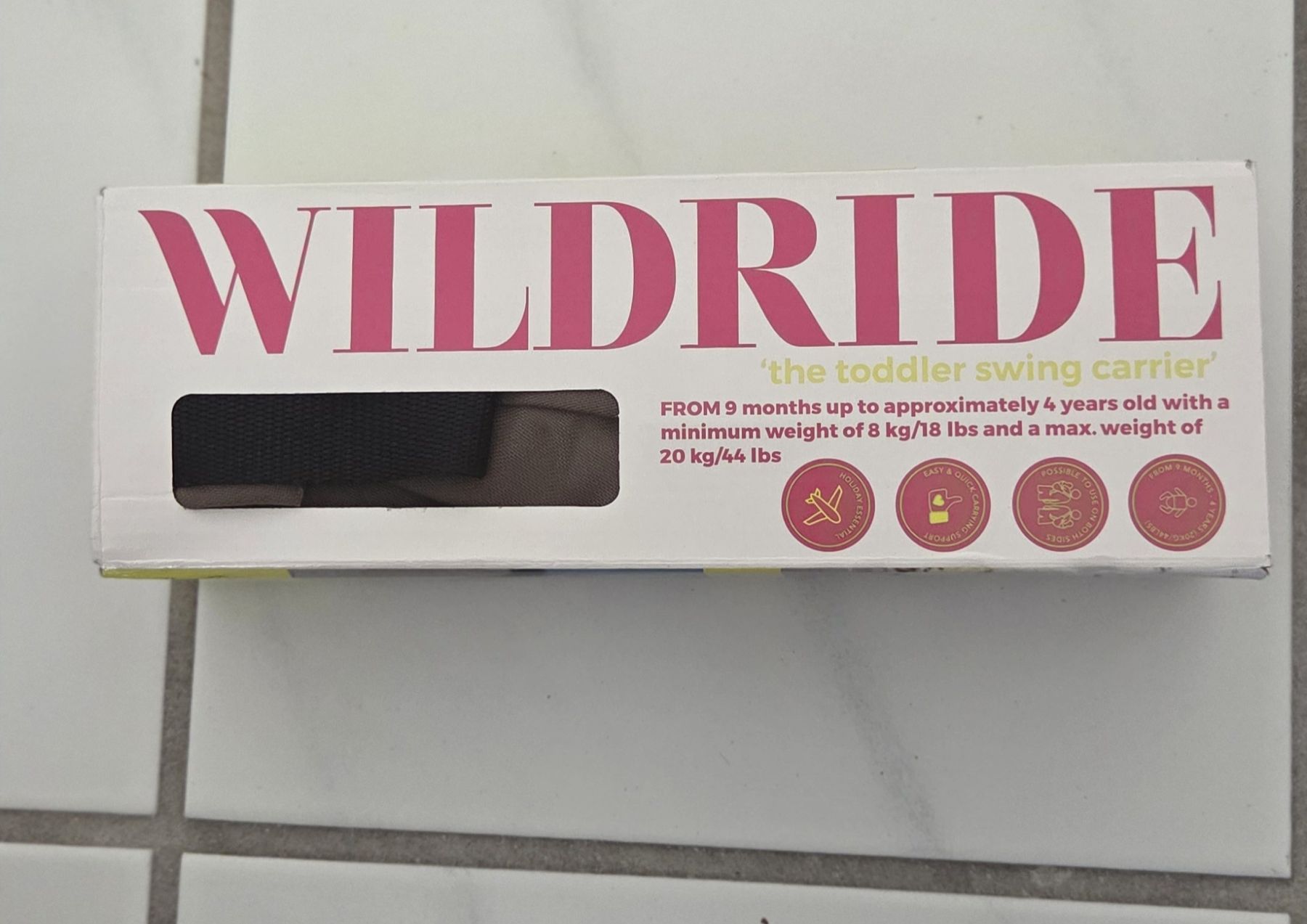 Porte-bébés ventraux & dorsaux: Wildride trage – Neuf avec emballage d'origine à Volketswil par c_k-m 1
