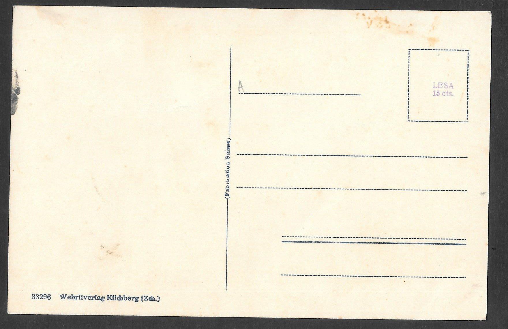 Cartoline postali: Brugg Gerichtsgebäude und schwarzer Turm – Usato da Olten venduto da clotaldi 1