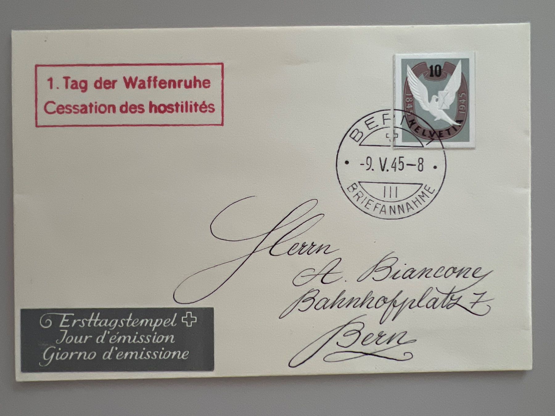 Tutti i francobolli: 1945   1.Tag der Waffenruhe W 22 – Usato da Buchrain venduto da wmm