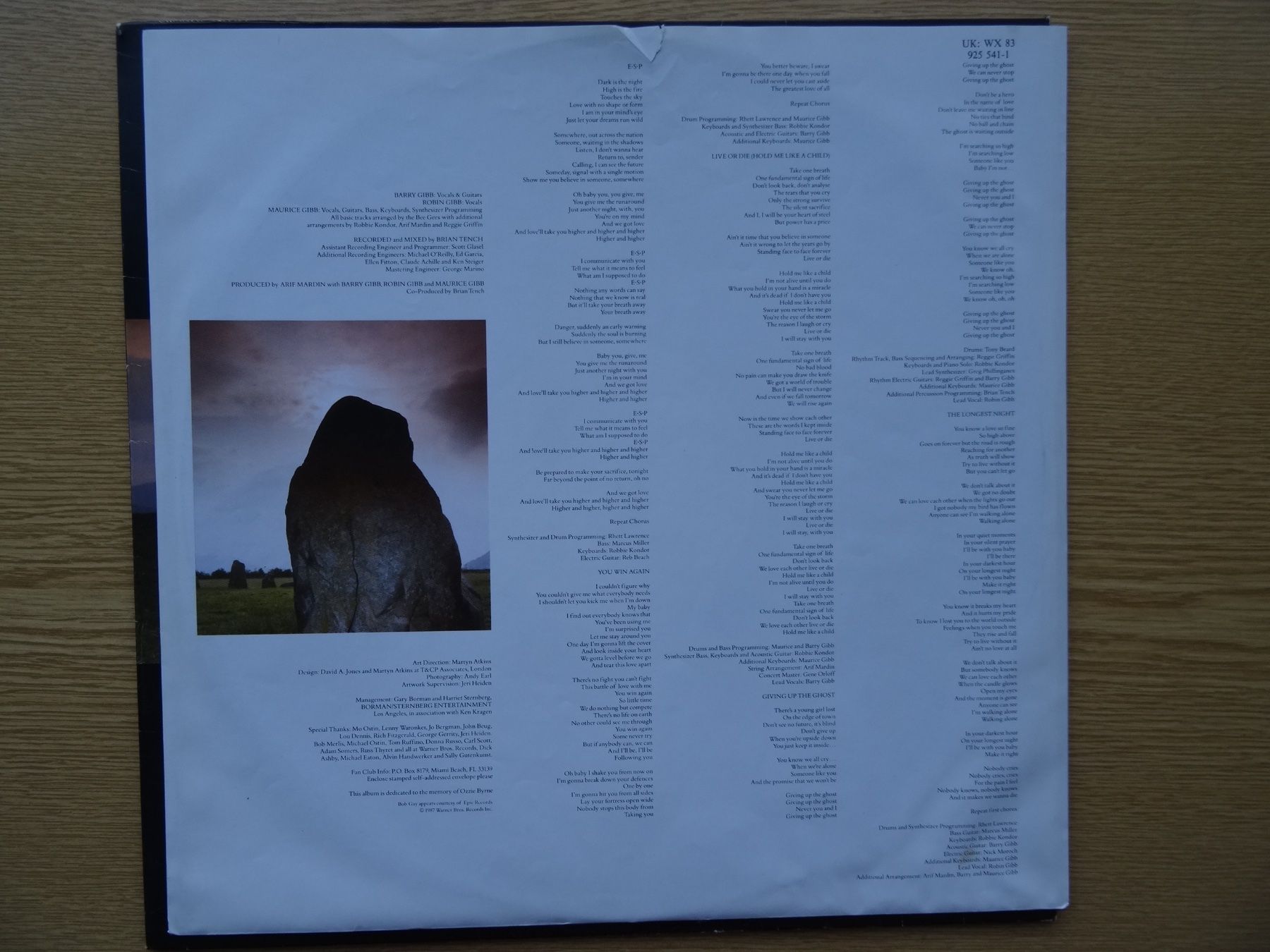 Dischi in vinile: Bee Gees: ESP Vinyl LP (1987) – Usato da Zürich venduto da burdan 2