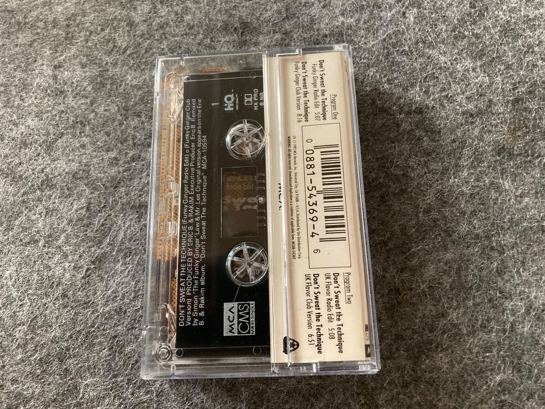 Kompaktkassetten: Eric B. & Rakim - Don't Sweat The Technique (MC) – Gebraucht aus Fribourg von Karushi 2