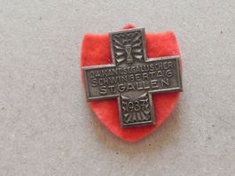 Abzeichen Kantonal Schwingfest Schwingen St.Gallen SG 1937