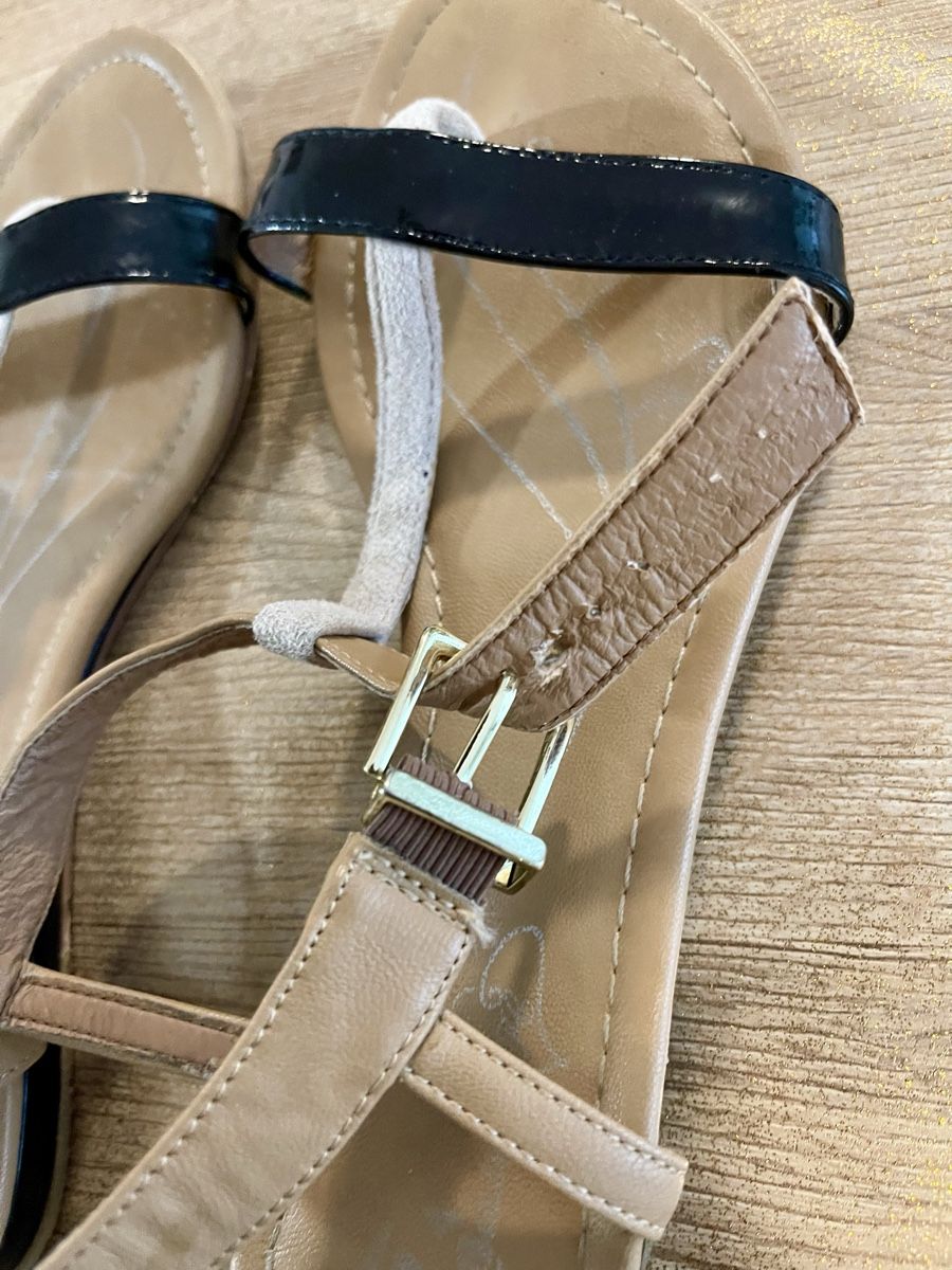 Scarpe da donna: Bata Sandalen, beige/schwarz, Grösse 38 – Usato da Meikirch venduto da Hilfe_Waisentiere 3