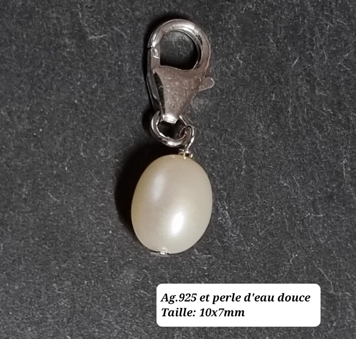Ciondoli: Pendentif Charm argent 925 et perle – Usato da Veyrier venduto da Leilazizou