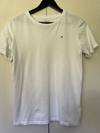 Tommy Hilfiger T-Shirt Weiss Grösse 152/164 cm guter Zustand