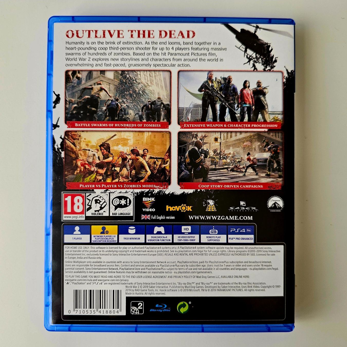 Sony Giochi: World War Z (PS4) – Usato da Holziken venduto da Miglioregamesnmore 1