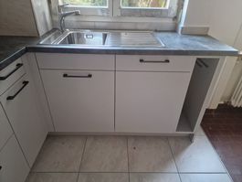 Kitchen Cabinet with Sink and Faucet, good condition