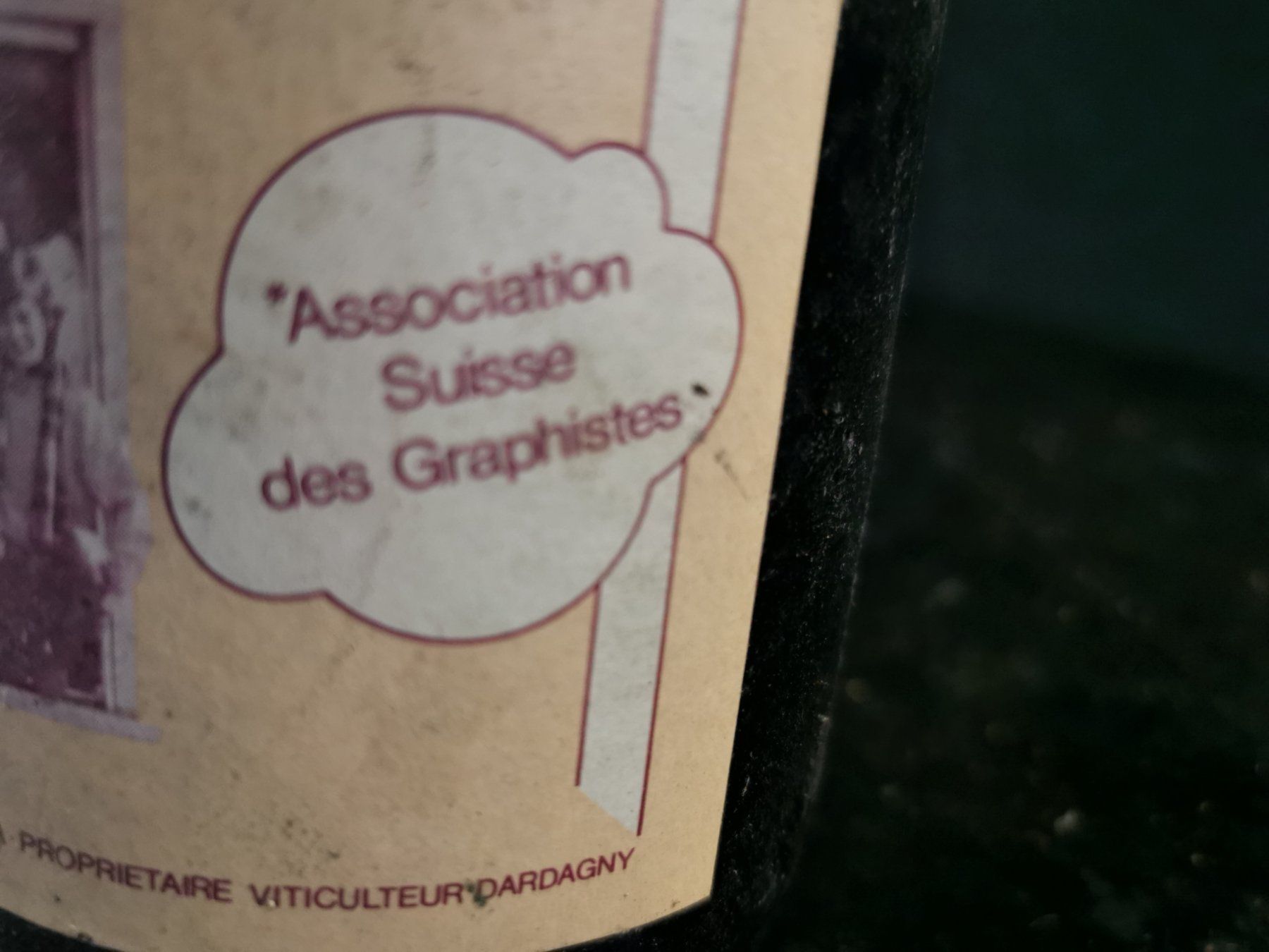 Vino: CLOS PUBLIPARTNER ASSOCIATION SUISSE DES GRAPHISTES – Usato da Genève venduto da Leboucheoreilles 2