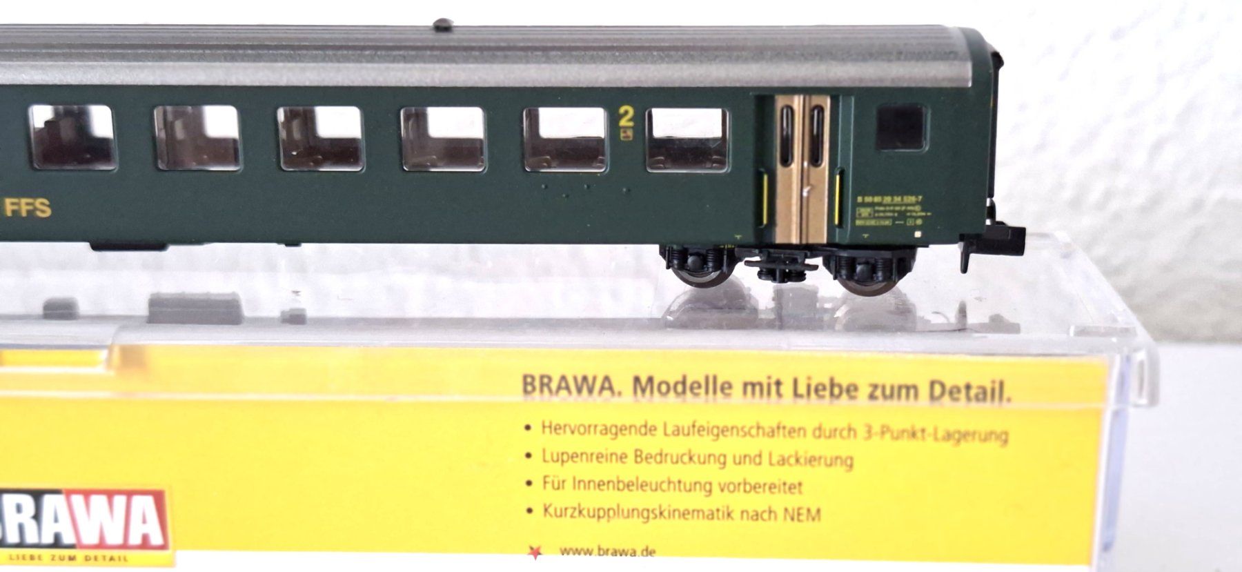 Brawa Modellini di ferrovie: Brawa SBB EW II B 65224 – Usato da Biberist venduto da Ntrains 1