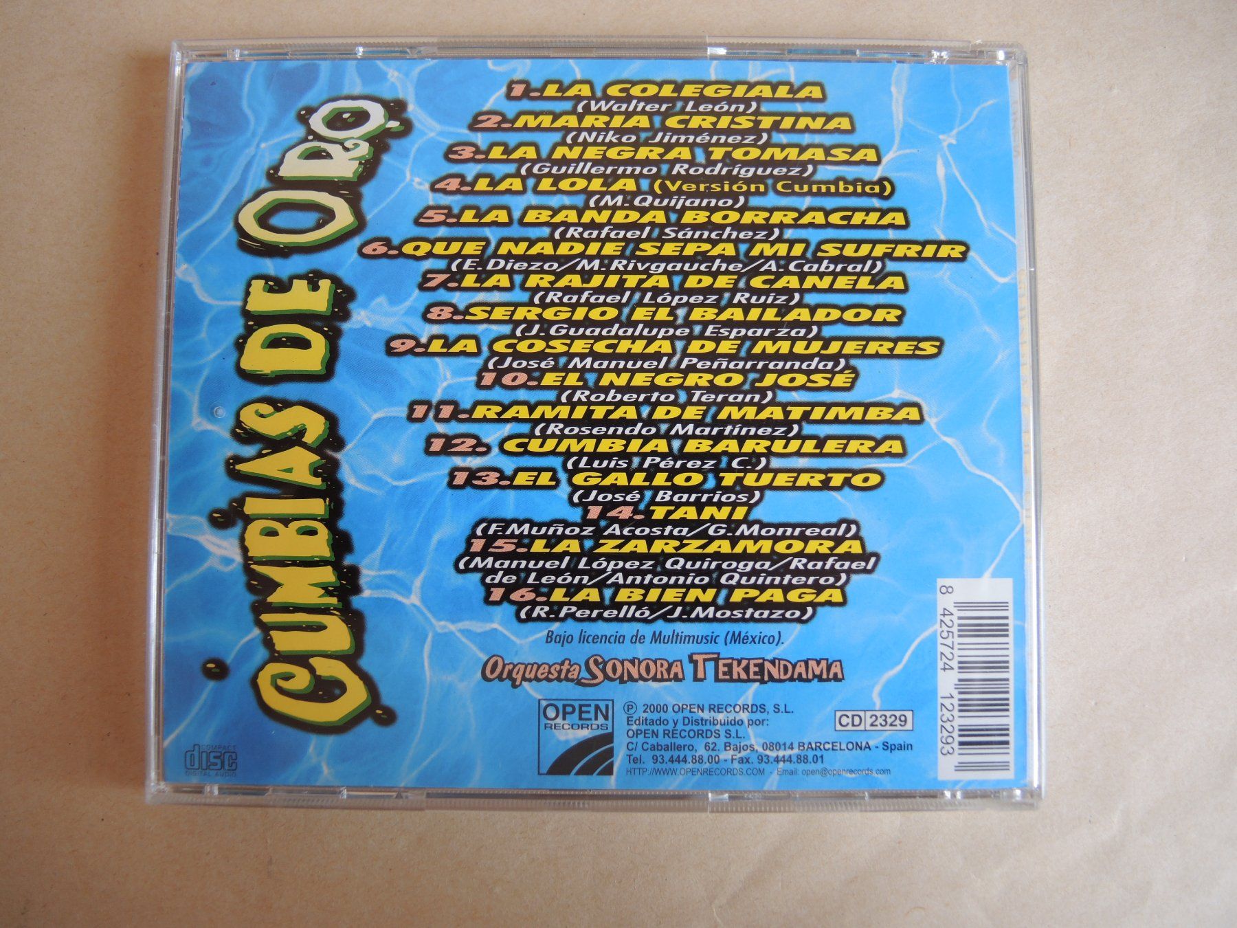 CDs: Cumbias de Oro CD -  Orquesta Sonora Tekendama – Gebraucht aus Rorschach von maeck8 3