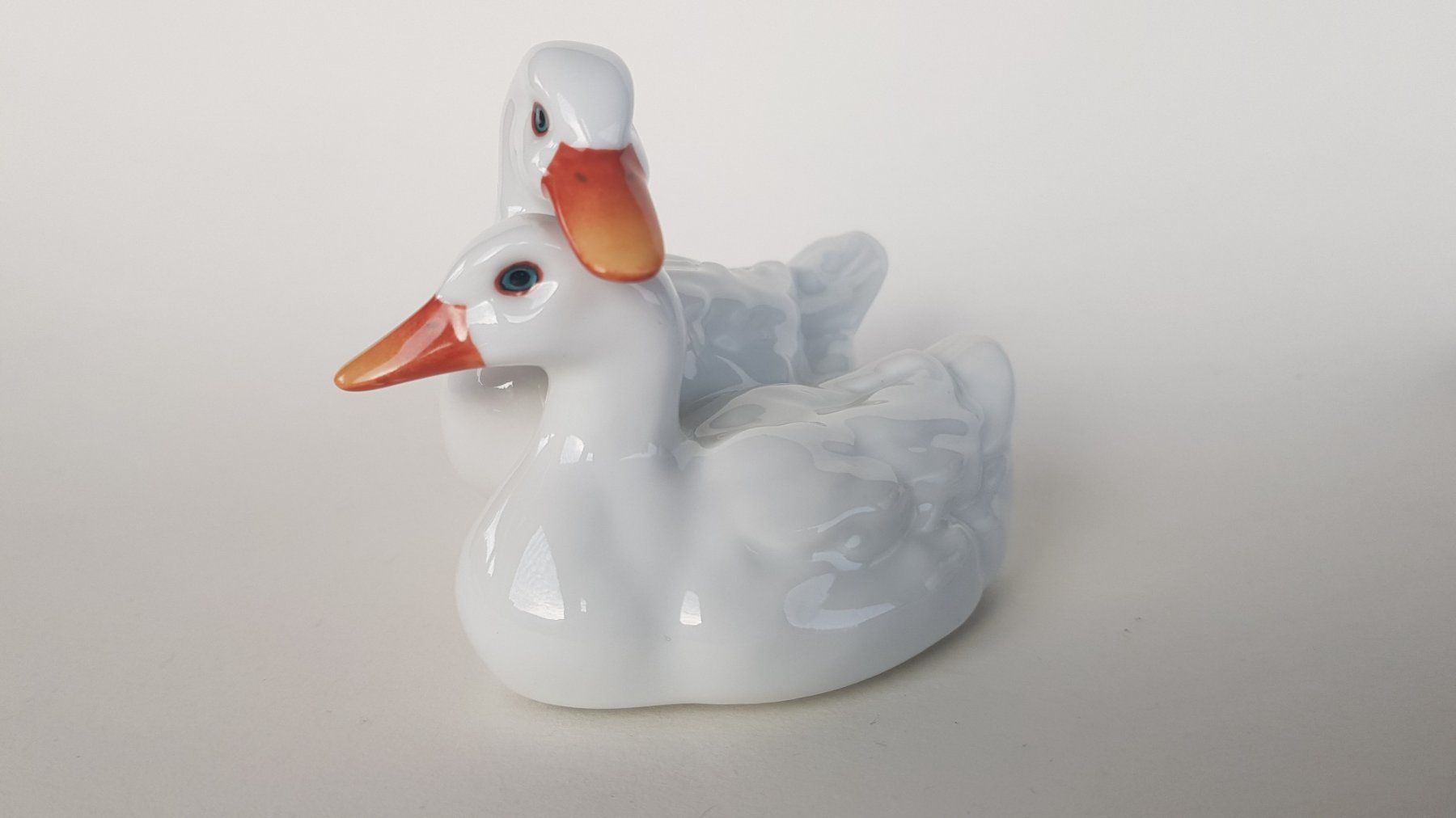 Herend Figuren: Herend - " Schwanenpaar " -  aus  Schweizer Sammlung – Gebraucht aus Horw von Kunstreich7 3