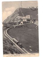 Rochers de Naye Bergbahnen  Berge Natur Stempel 1907
