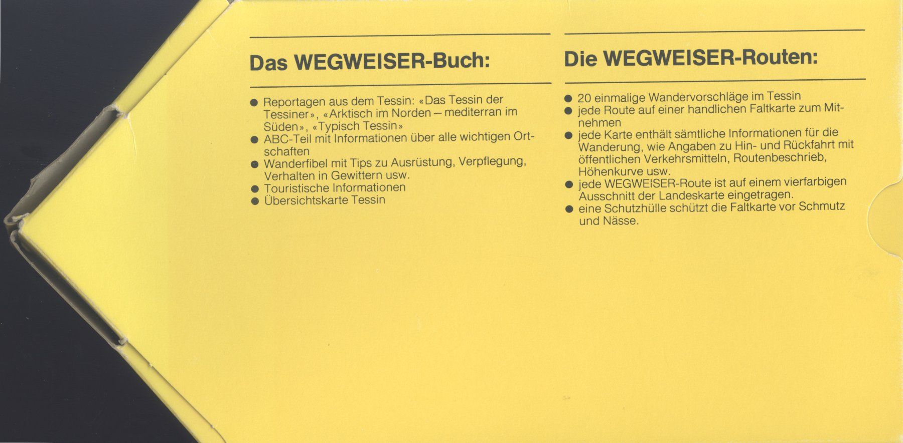 Libri: WEGWEISER  Tessin - 20 Wandervorschäge – Nuovo (secondo la descrizione) da Biel/Bienne venduto da 07helios032 1