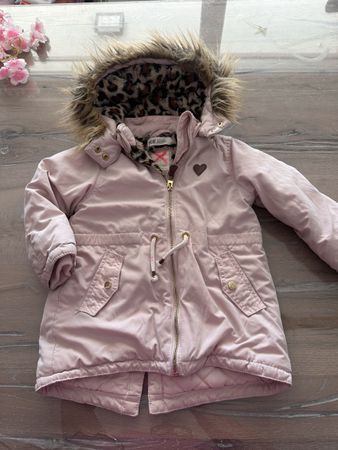 Mädchen Jacke H&M rosa mit Kapuze Grösse 104 💕