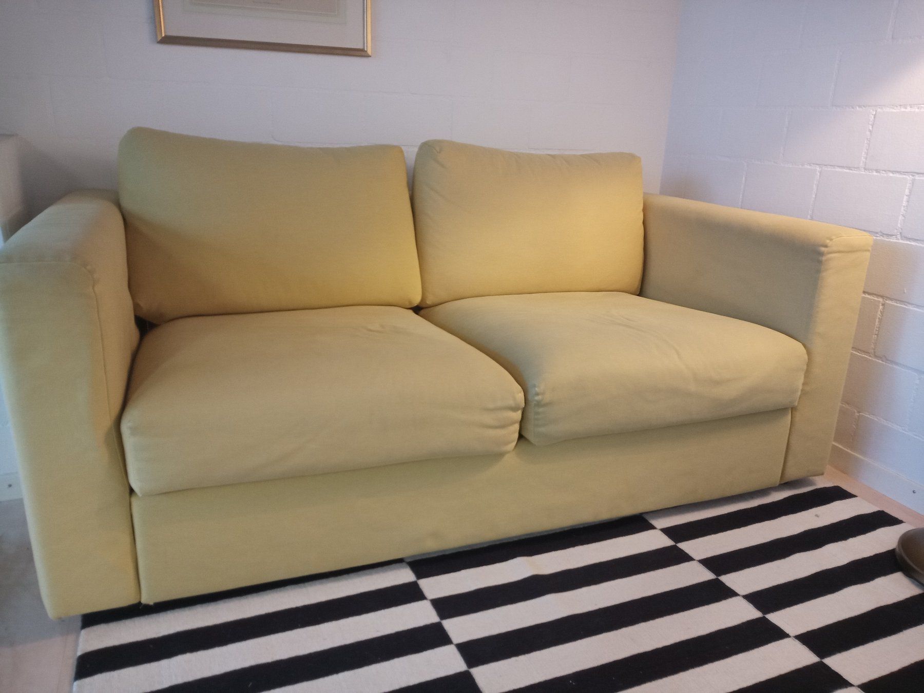 Ikea Divani: Sofa-Bezug für 2er-Sofa IKEA Vimle senfgelb – Usato da Wald ZH venduto da legi12