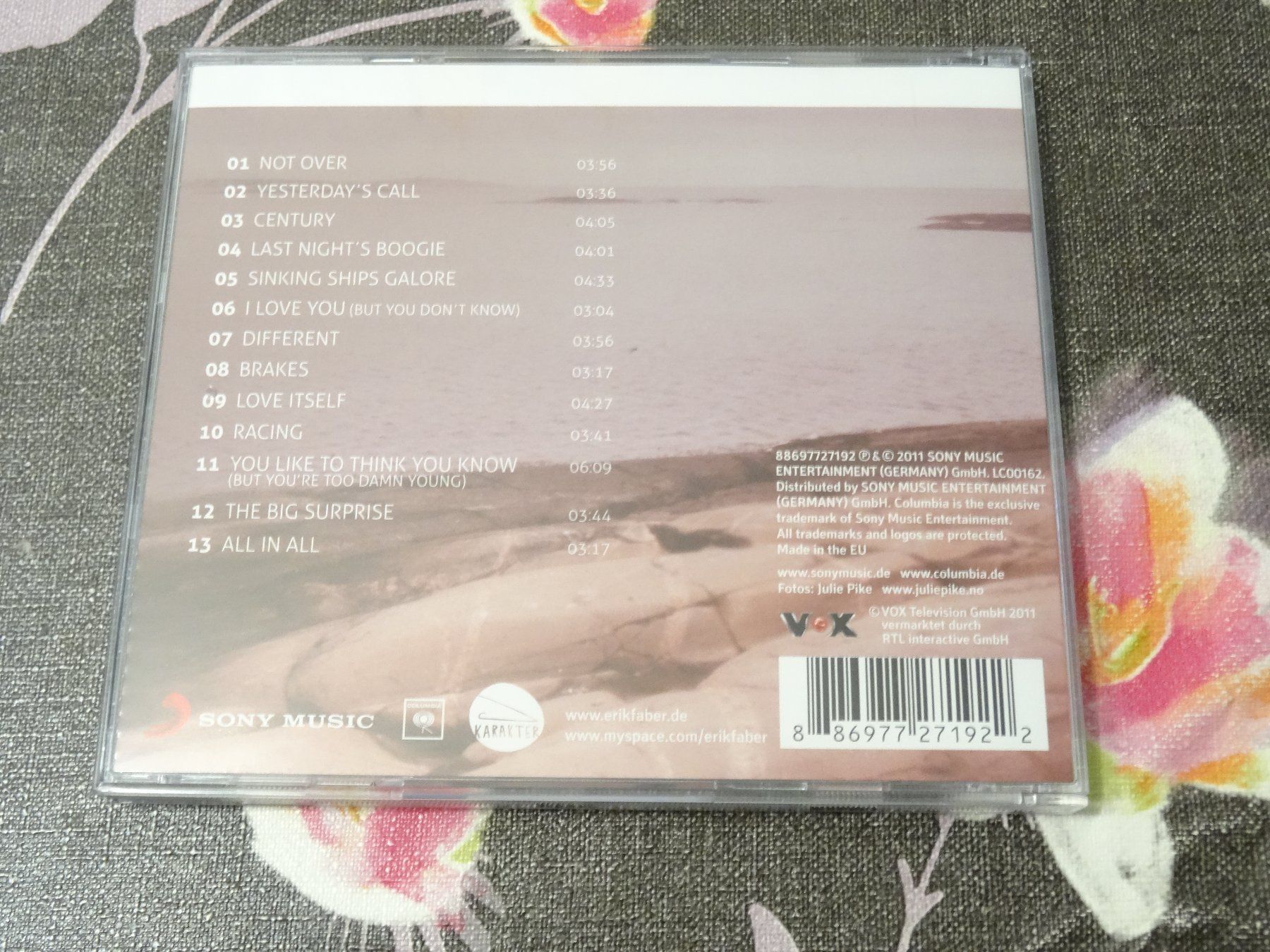 CDs: Erik Faber - Not over CD – D'occasion à Olten par Disc-Ausverkauf 1