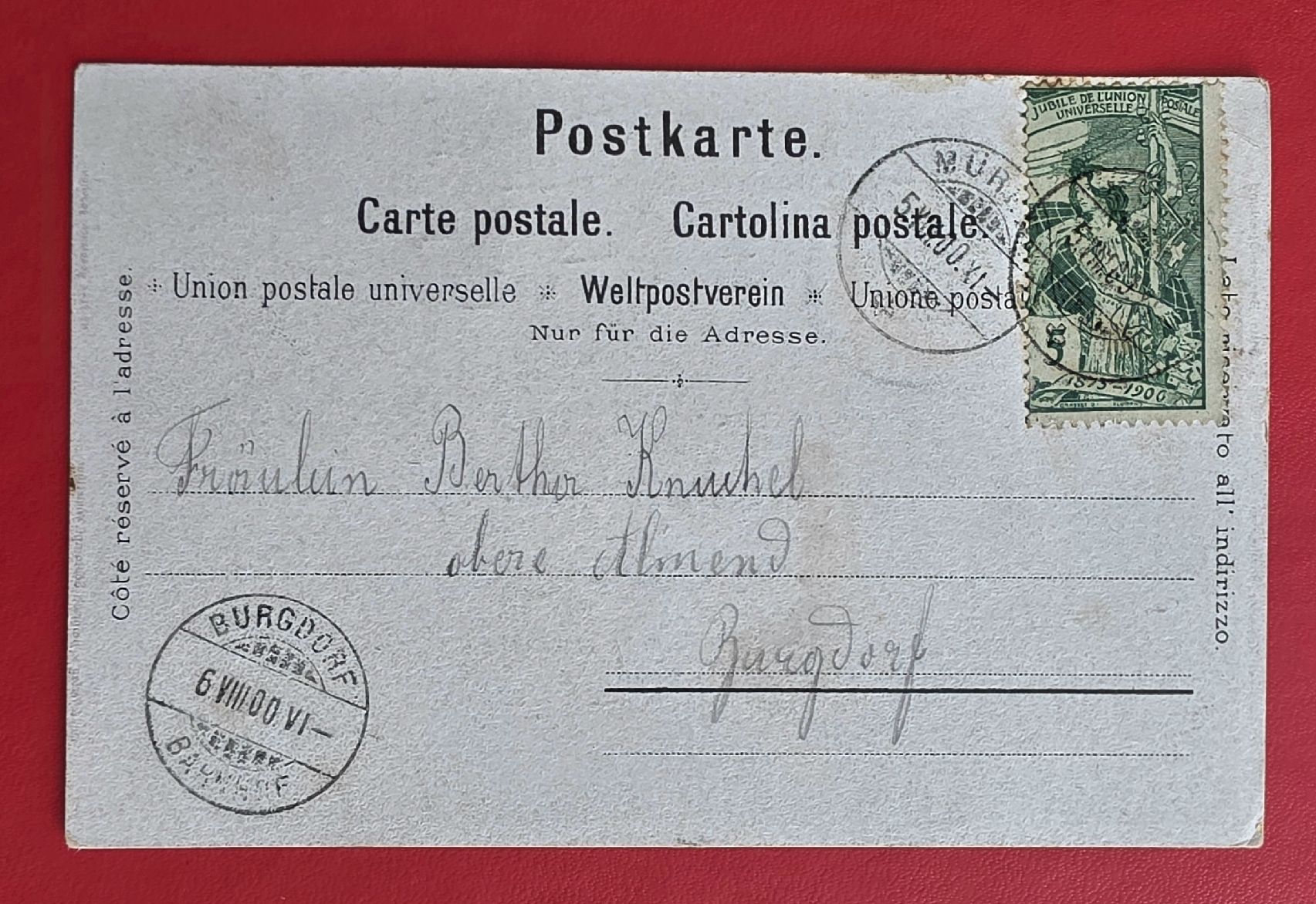 Cartes postales: Ansichtskarte Trümmelbachfälle 1900 – D'occasion à Bern par Kocholo 1