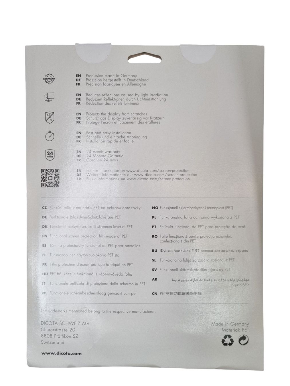 Covers & Schutzfolien: DICOTA Displayschutz – Neu (gemäss Beschreibung) aus Wangen b. Olten von Restwert_Wangen 1
