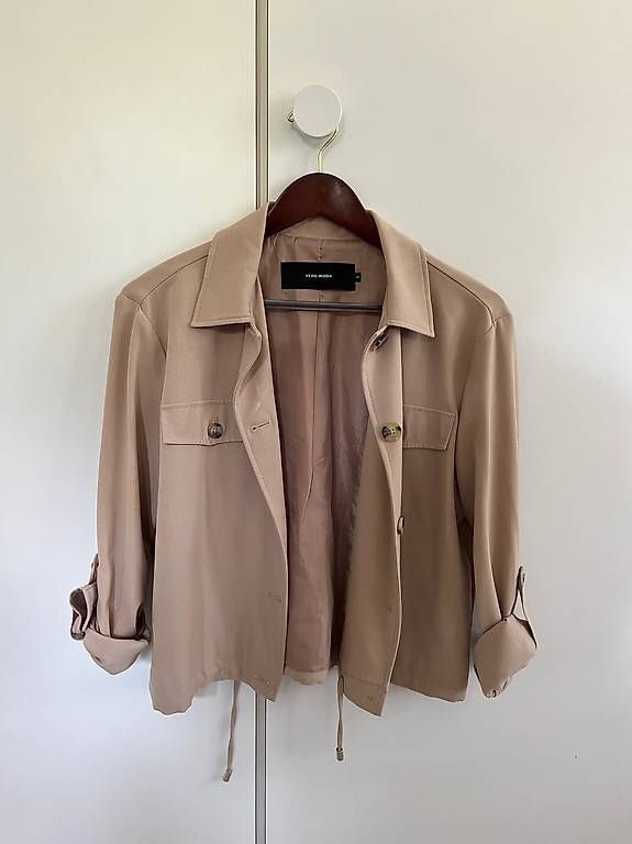 Giacche: leichte beige Jacke von Vero Moda, Grösse 36 – Usato da Maur venduto da tab_z9rh 2