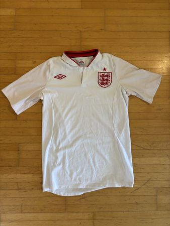 England Umbro Trikot weiss Grösse M gebraucht