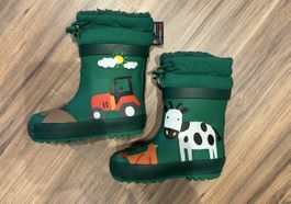 Gummistiefel von Next gefüttert grün Grösse 23 