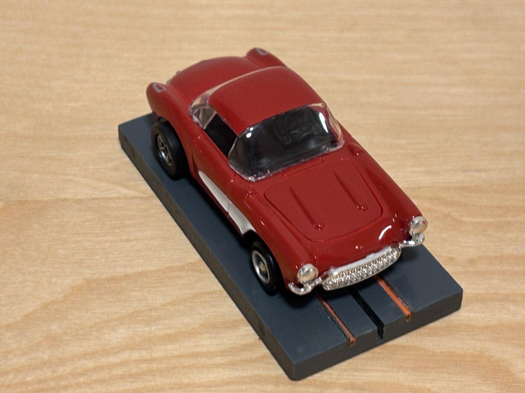 Rennbahnen: Auto World 1957 Corvette rot – Neu (gemäss Beschreibung) aus Bülach von h0slotch 6