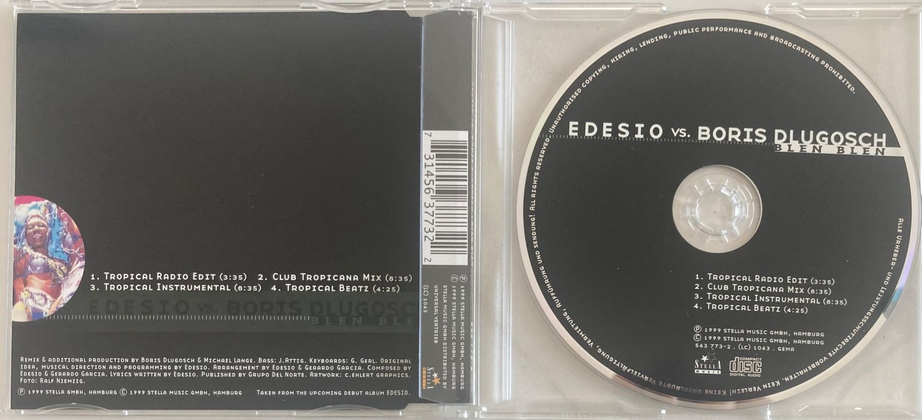 CD: EDESIO VS. BORIS DLUGOSCH - BLEN BLEN – Usato da Poliez-Pittet venduto da Newtown-Records 1