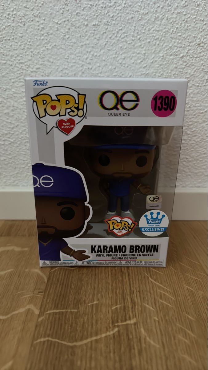 Funko Figuren: Funko Pop Queer Eye Karamo Brown Nr. 1390 – Neu und originalverpackt aus Suhr von Dominick