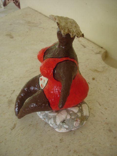 Sculture & Statue: Papiermache Skulptur Nr. 14 -Handarbeit- – Nuovo (secondo la descrizione) da Beatenberg venduto da nonnkari 1
