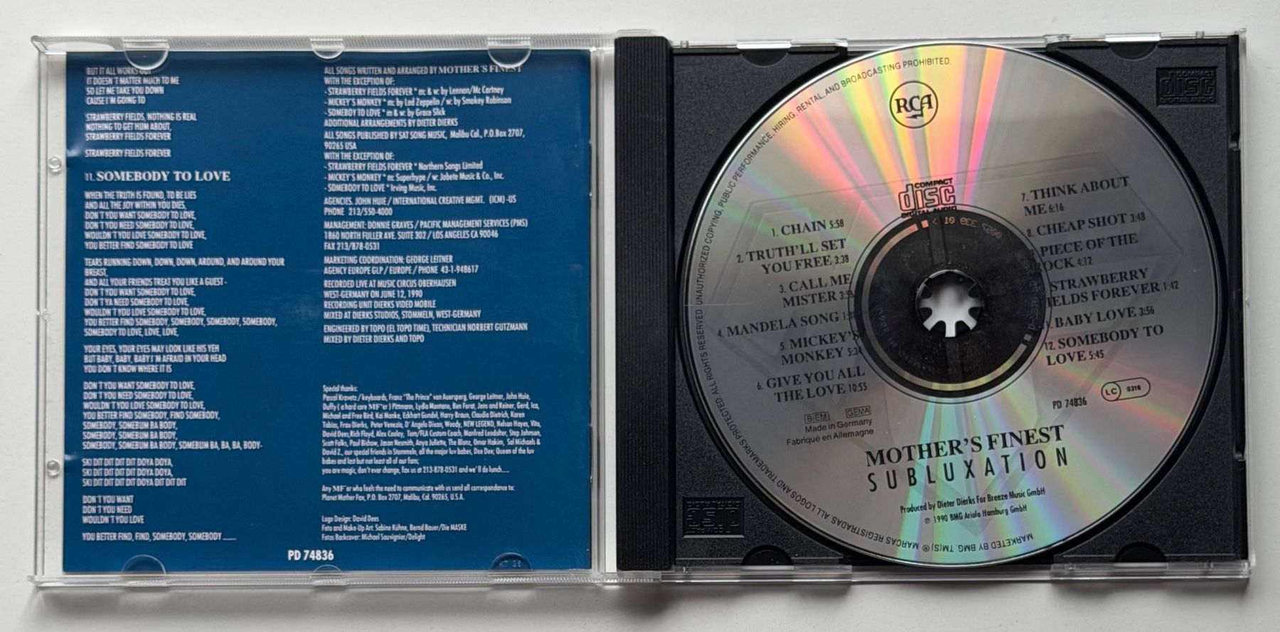CD: Mother's Finest / Subluxation – Usato da Näfels venduto da rottabi 2