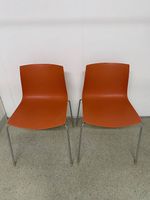 2x Arper Catifa 46 Designstühle  Orange