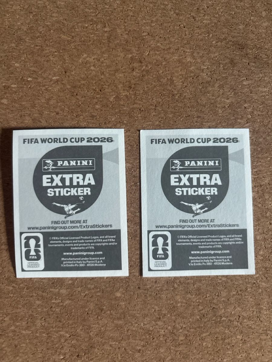 Panini Carte collezionabili: Panini Extra Sticker FIFA World Cup 2026 – Nuovo (secondo la descrizione) da Remetschwil venduto da Mano2105 3