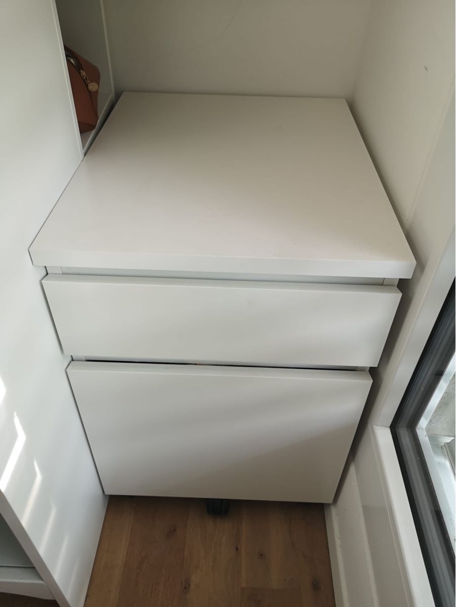 Ikea Korpus: Malm Rollcontainer weiss – Gebraucht aus Saland von Francyherrera