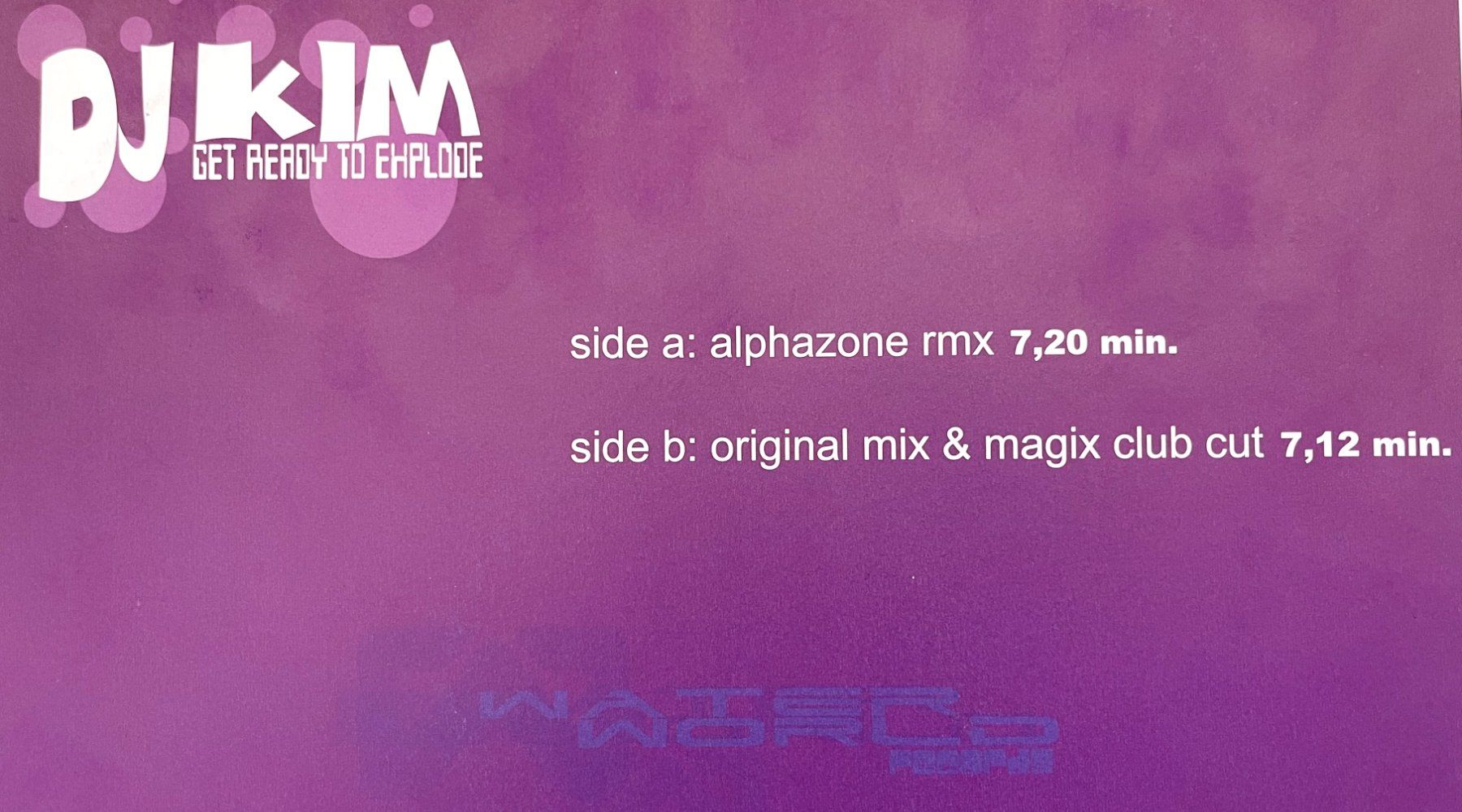 Dischi in vinile: DJ Kim – Get Ready To Explode (2002, Vinyl) – Usato da Oftringen venduto da Vucki 1