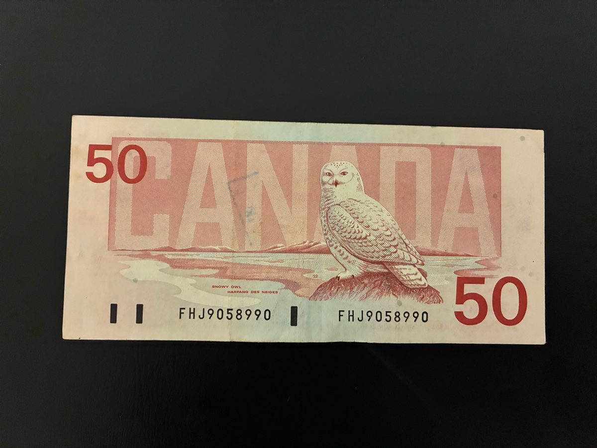 Banknoten: 50 Dollars 1988 – Gebraucht aus Dällikon von Woldbanknoten 2